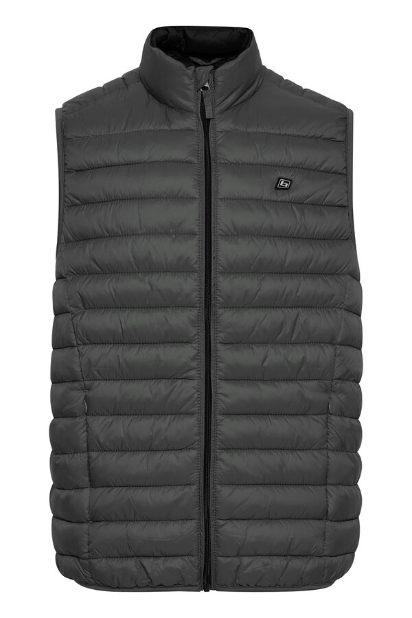 Blend Chaleco Puffer gris