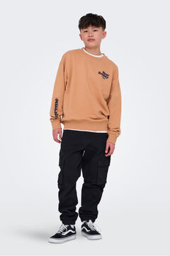 Only & Sons Junior Sudadera ni&ntilde;o tostado
