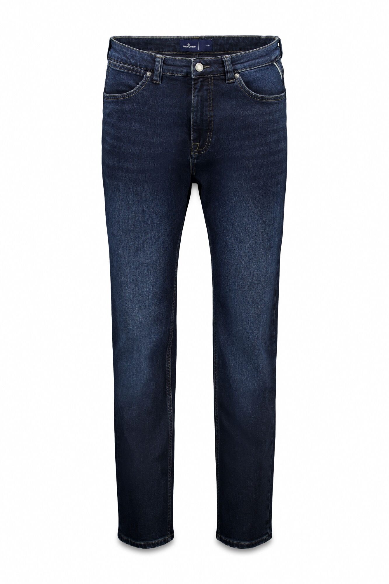 Springfield Jeans lavagem escura slim fit