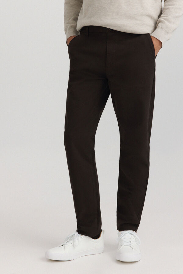 Springfield Slim fit chinos brown