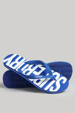 Springfield Vegan sandals with Vintage Logo blue
