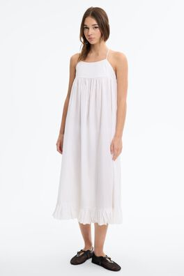 Vestido largo popelín
