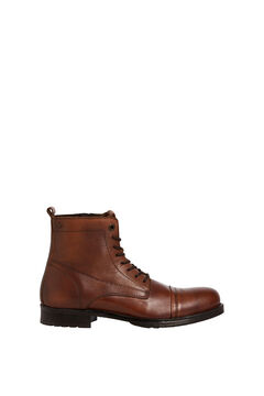 Springfield Lace-up leather boots brown