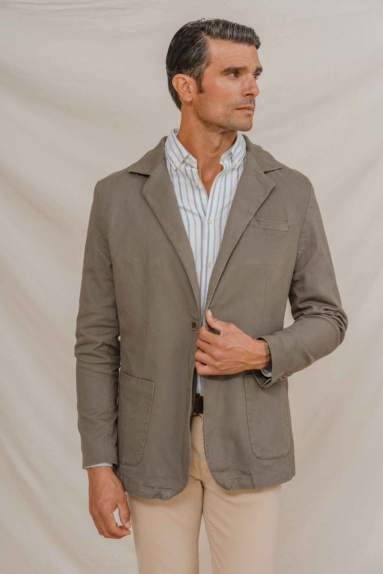 Celopman Blazer Casual Algod&oacute;n