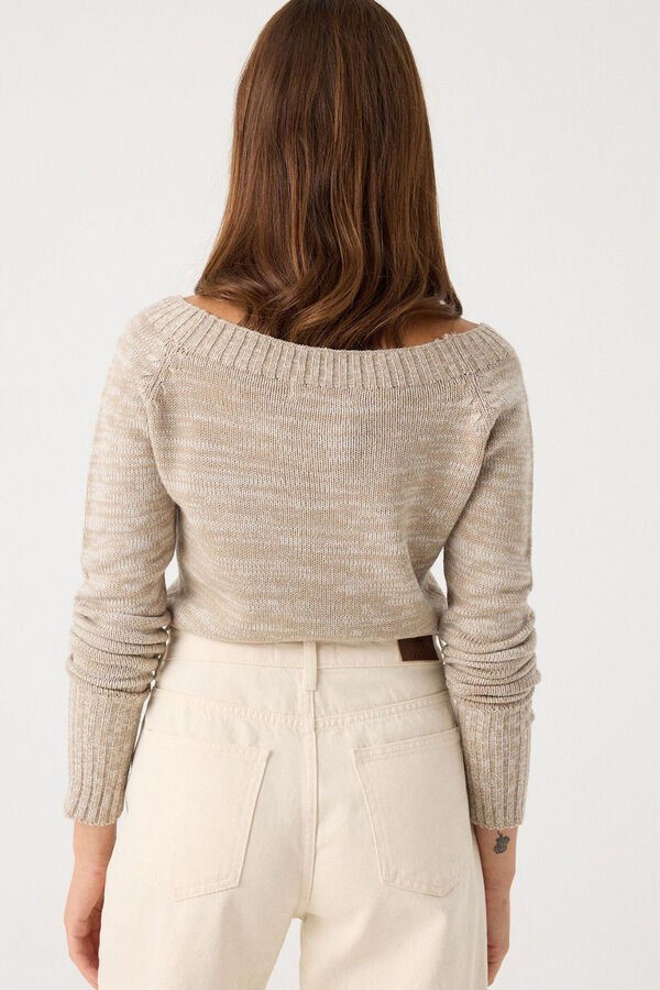 Inside Twisted Jumper marron