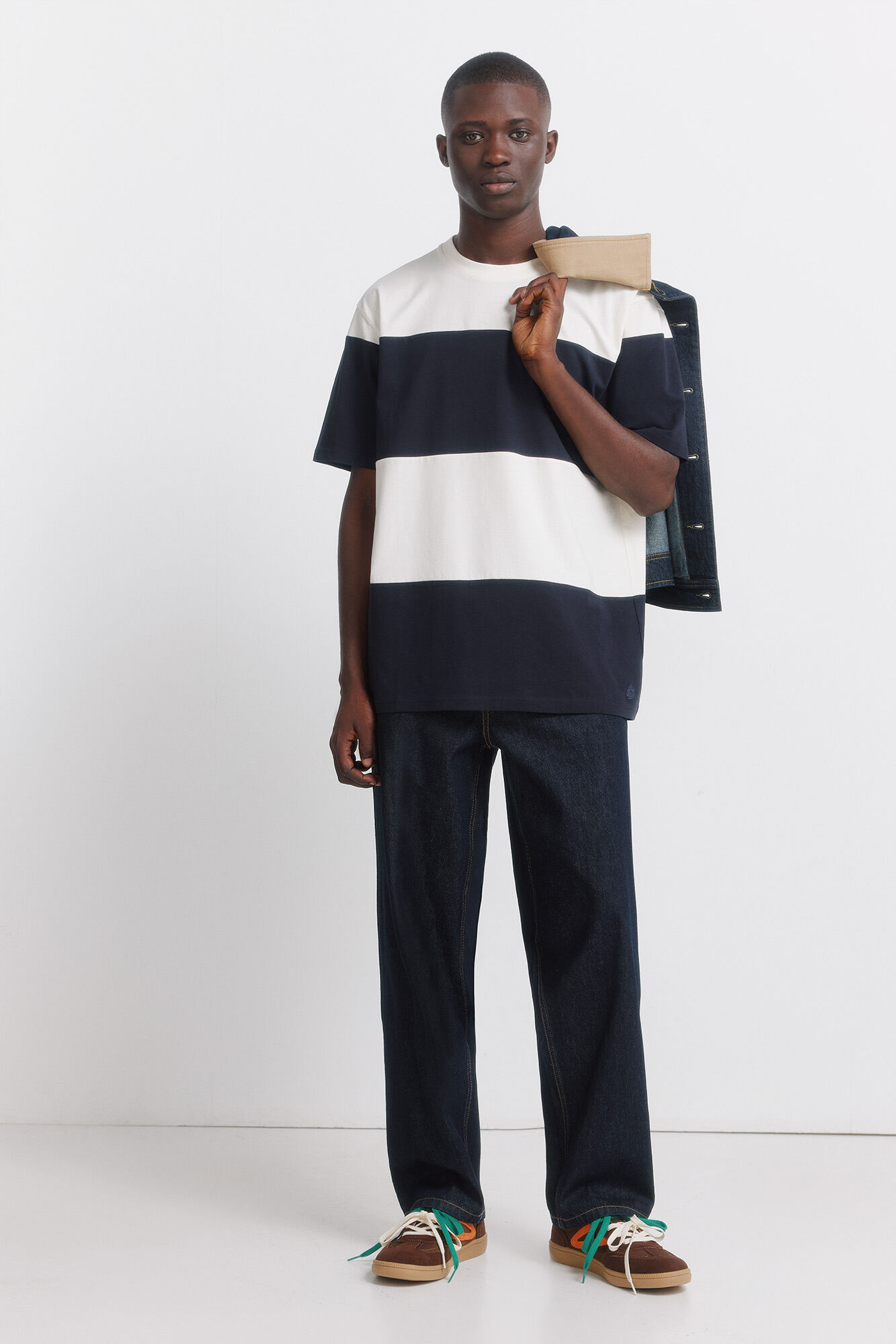 Springfield Colour block T-shirt