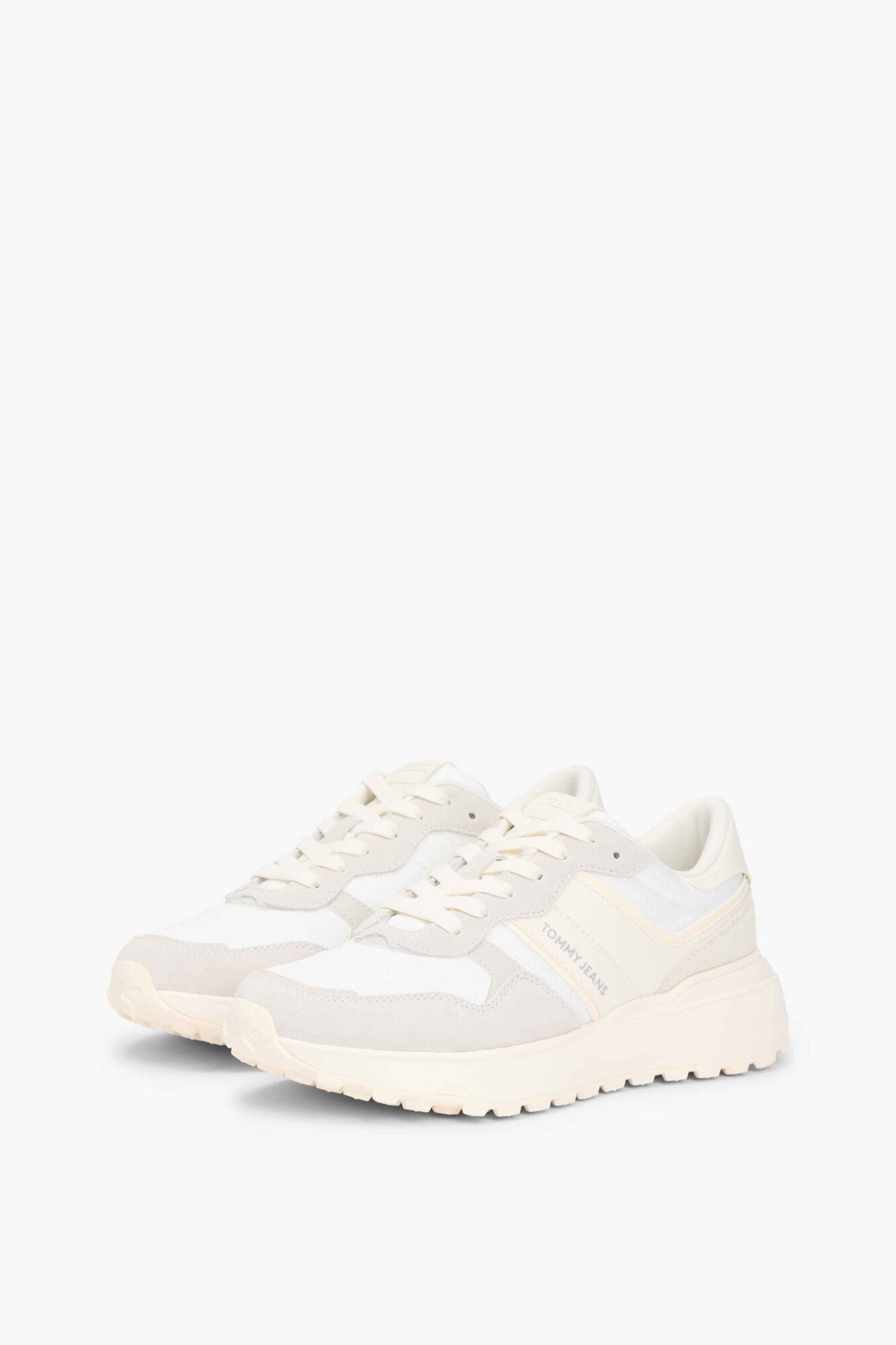 Tommy Jeans T&ecirc;nis Tommy Jeans branco com logo lateral