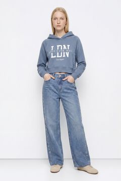 Tiffosi Young Sweatshirt cropped com capuz