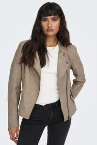 Only Cazadora estilo biker con cierre cremallera