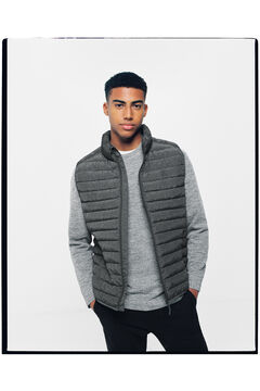 Springfield Quilted gilet grey