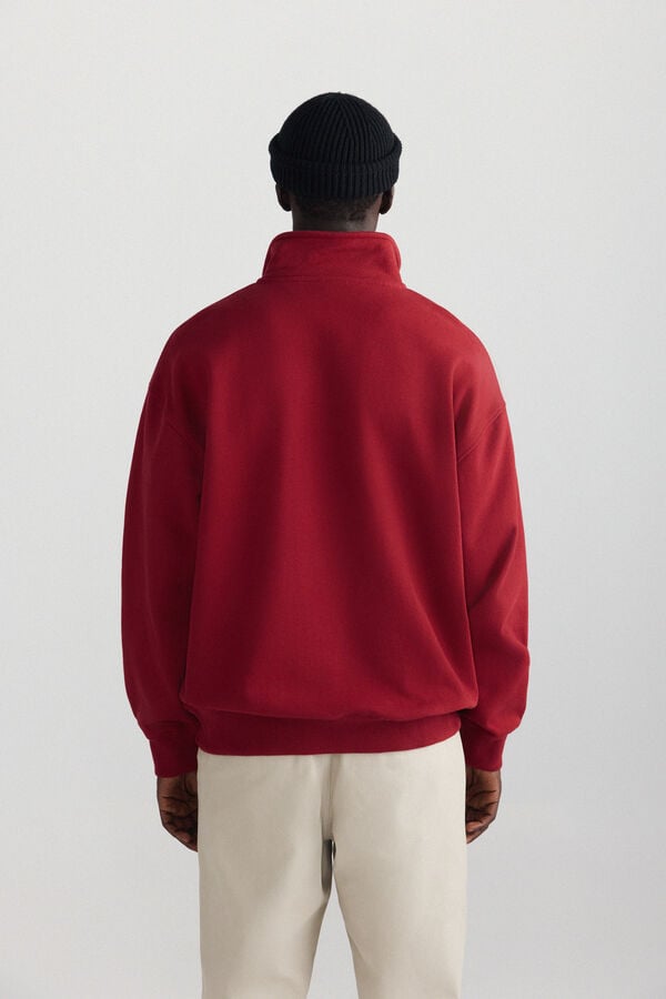 Springfield Patches sweatshirt burgundy