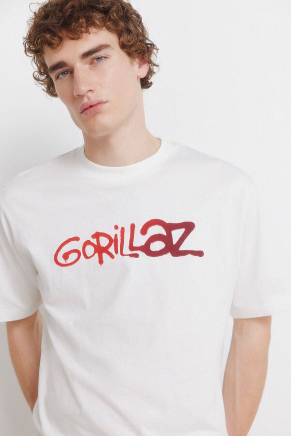 Springfield T-shirt GORILLAZ beige