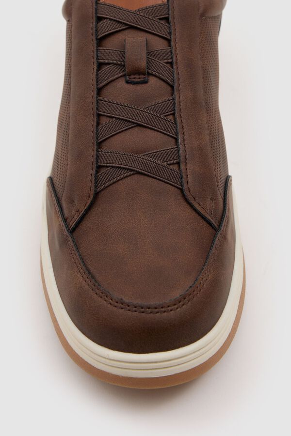 Inside Lace-up casual shoes nude
