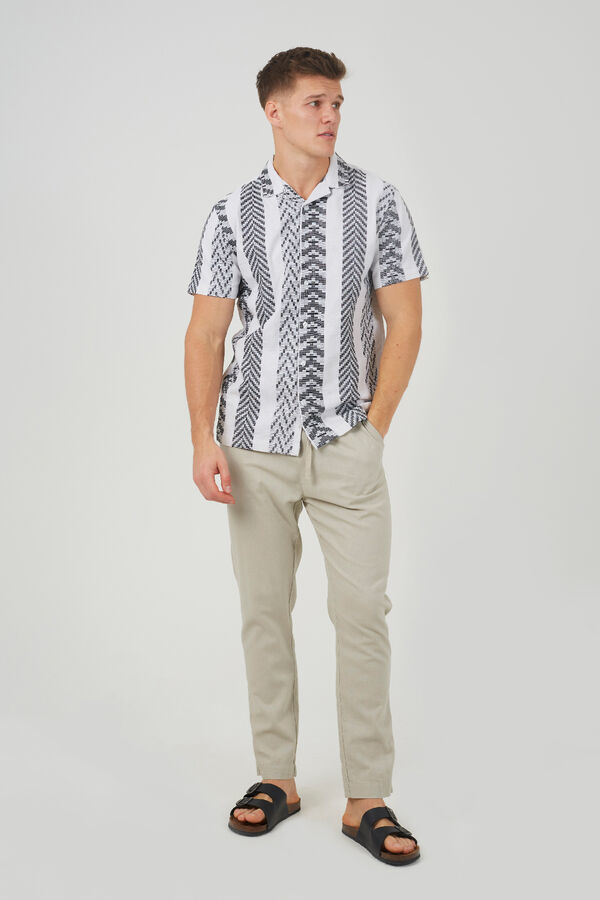 Brave Soul Camisa manga curta branco