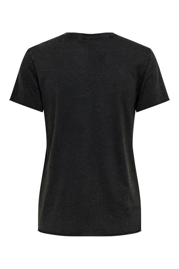 Only Printed short-sleeved T-shirt grey
