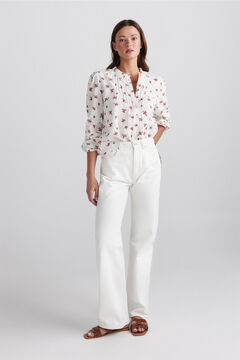 Springfield Structured ruffle shirt