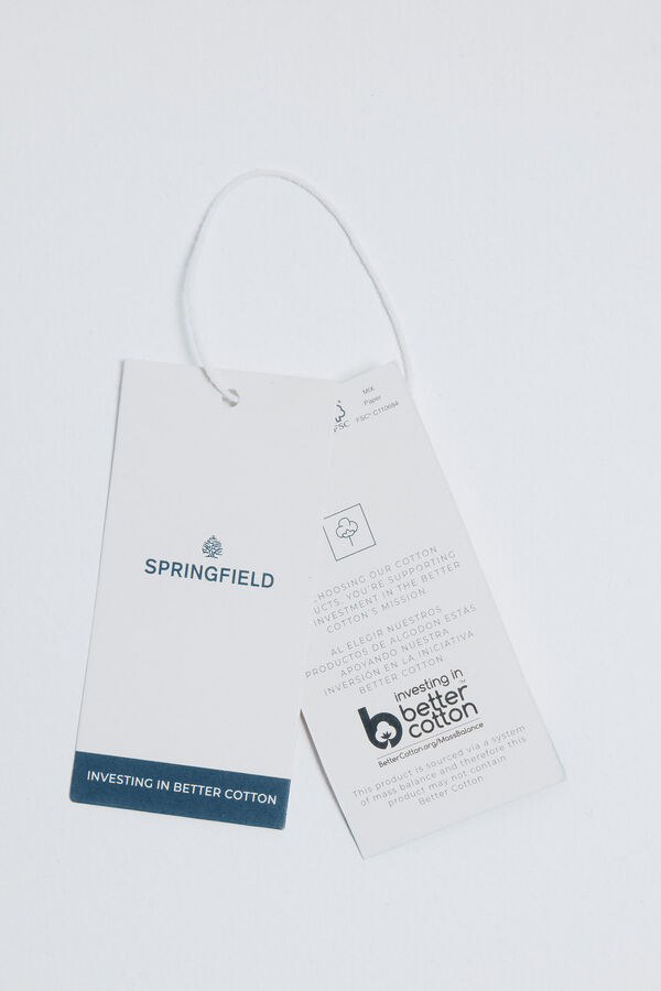 Springfield Sailor striped t-shirt burgundy