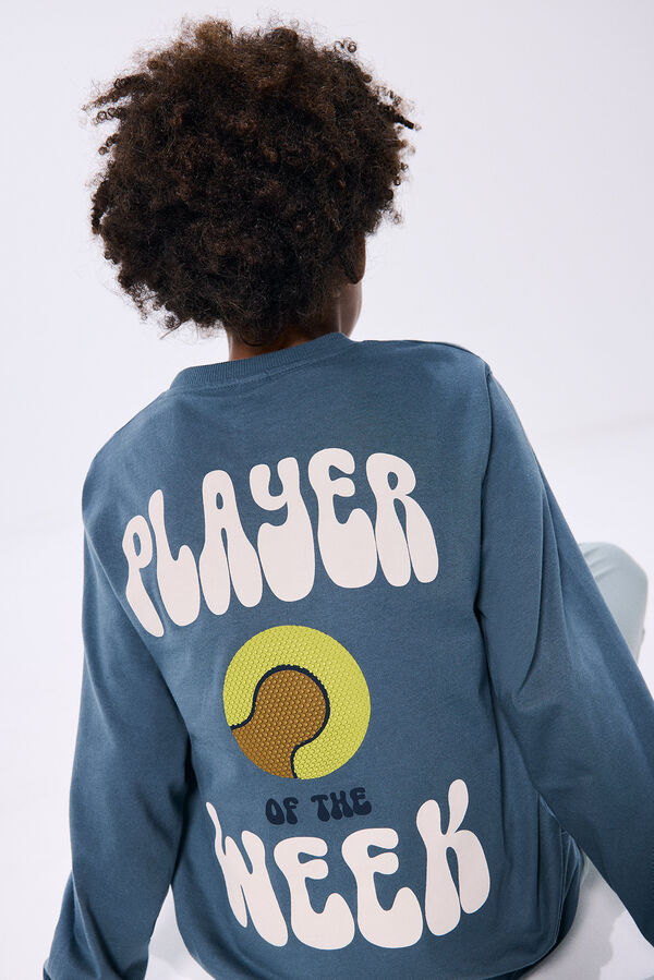 Springfield Camiseta "Player Week" niño azul