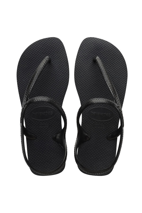 Havaianas Rubber flat sandals black