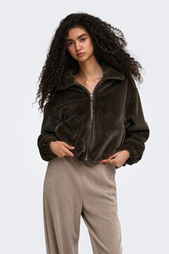 Only Short faux fur coat