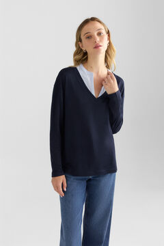 Springfield Two-fabric jumper