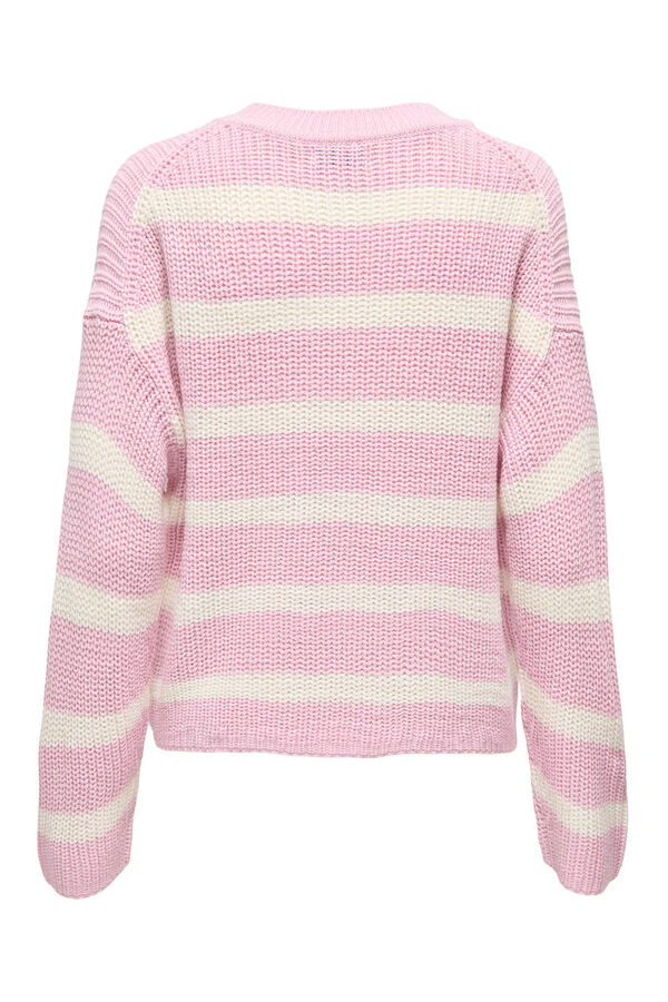 JDY Jumper round neck pink