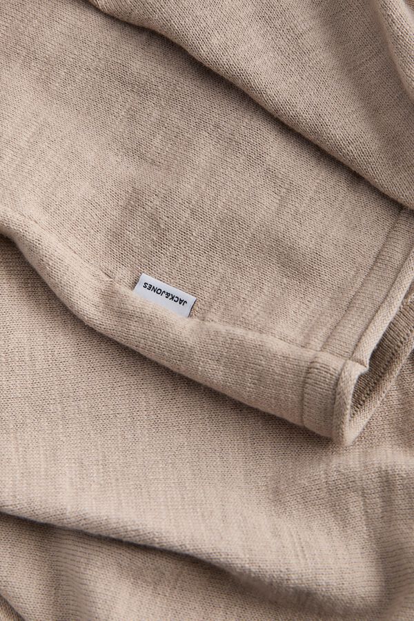 Jack & Jones PLUS Basic long sleeve jumper nude