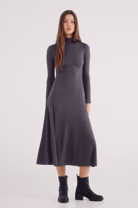 Springfield High neck midi dress