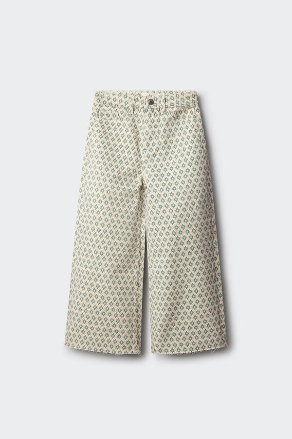 Springfield Kids Sarga Culotte IKAT ni&ntilde;a marfil