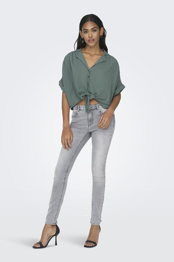 Only short sleeve crop shirt Zelena