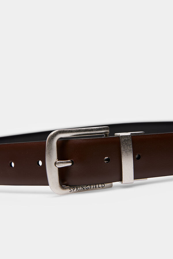 Springfield Invisible leather belt black