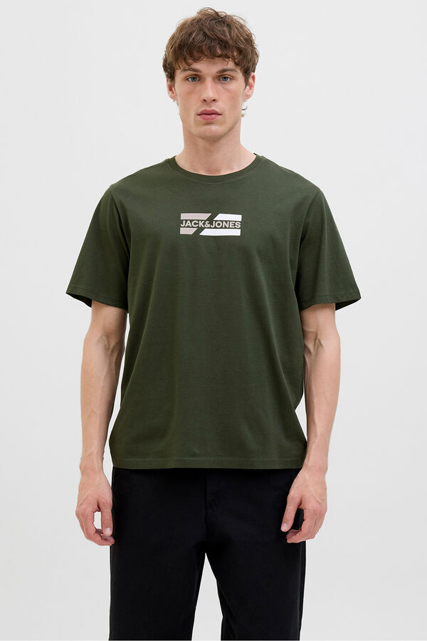 Jack & Jones Camiseta regular fit verde