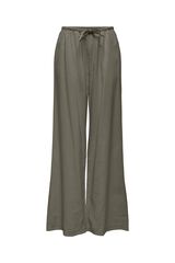 Only Pantal&oacute;n wide fluido kaki