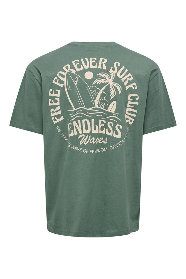 Springfield Short sleeve T-shirt zelena