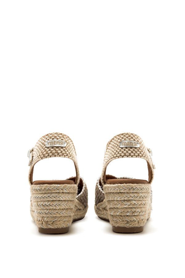MTNG Jute wedges grey