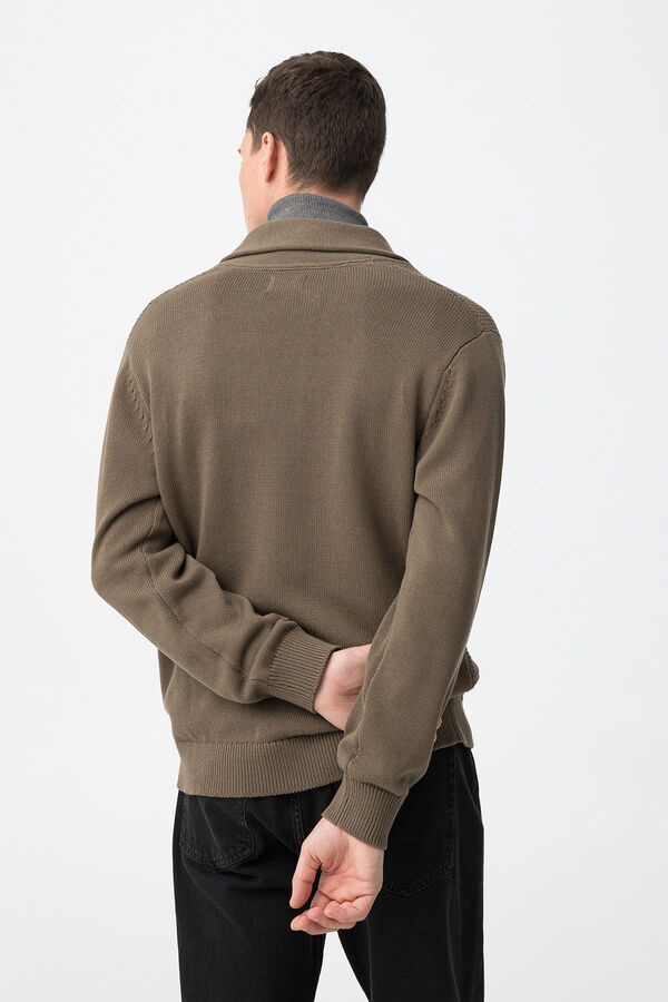 Tiffosi Jersey manga larga marr&oacute;n