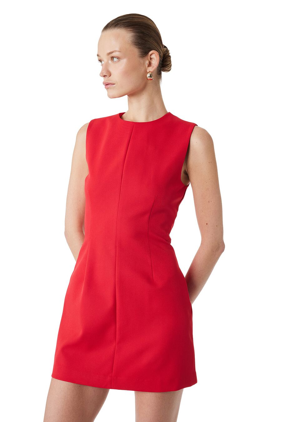 Vestido mini sin mangas