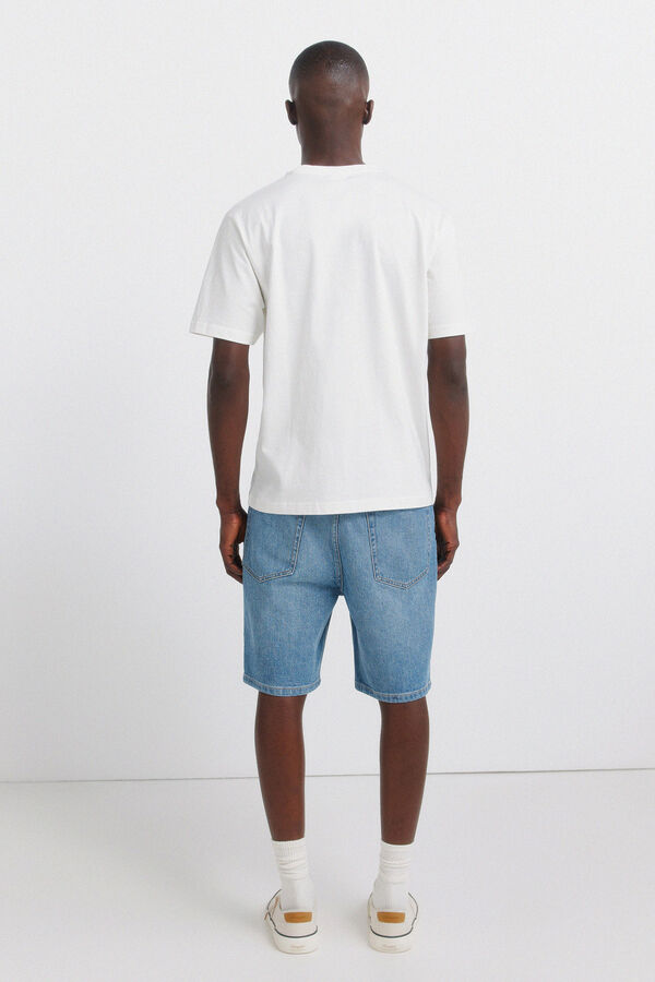 Springfield Denim regular fit Bermuda shorts blue