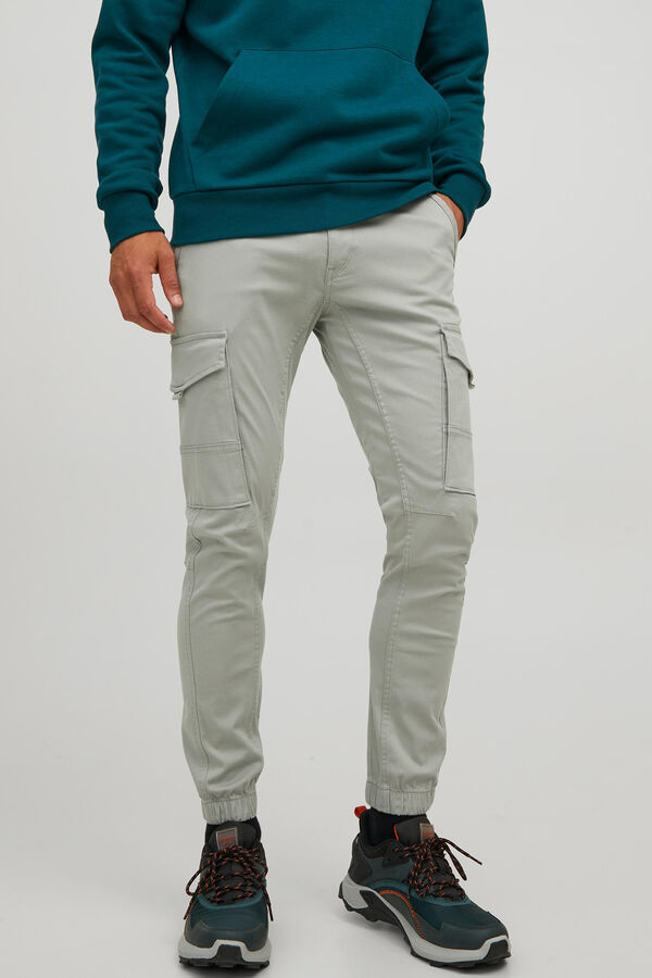 Springfield Pantalones cargo gris medio