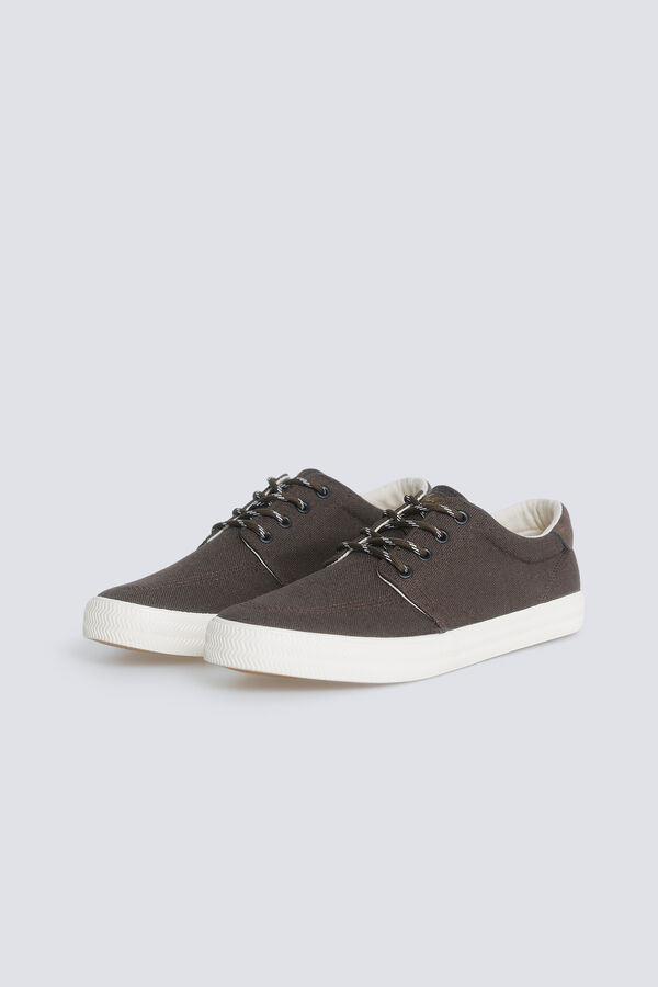 Springfield Iconic fabric sneaker nude