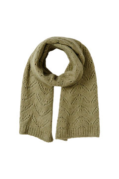Springfield Long knitted scarf zöld