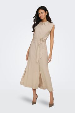 Only Linen long shirt dress