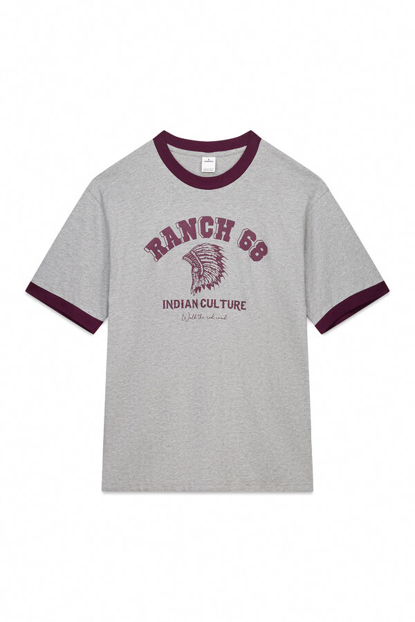 Springfield Camiseta ranch 68 gris