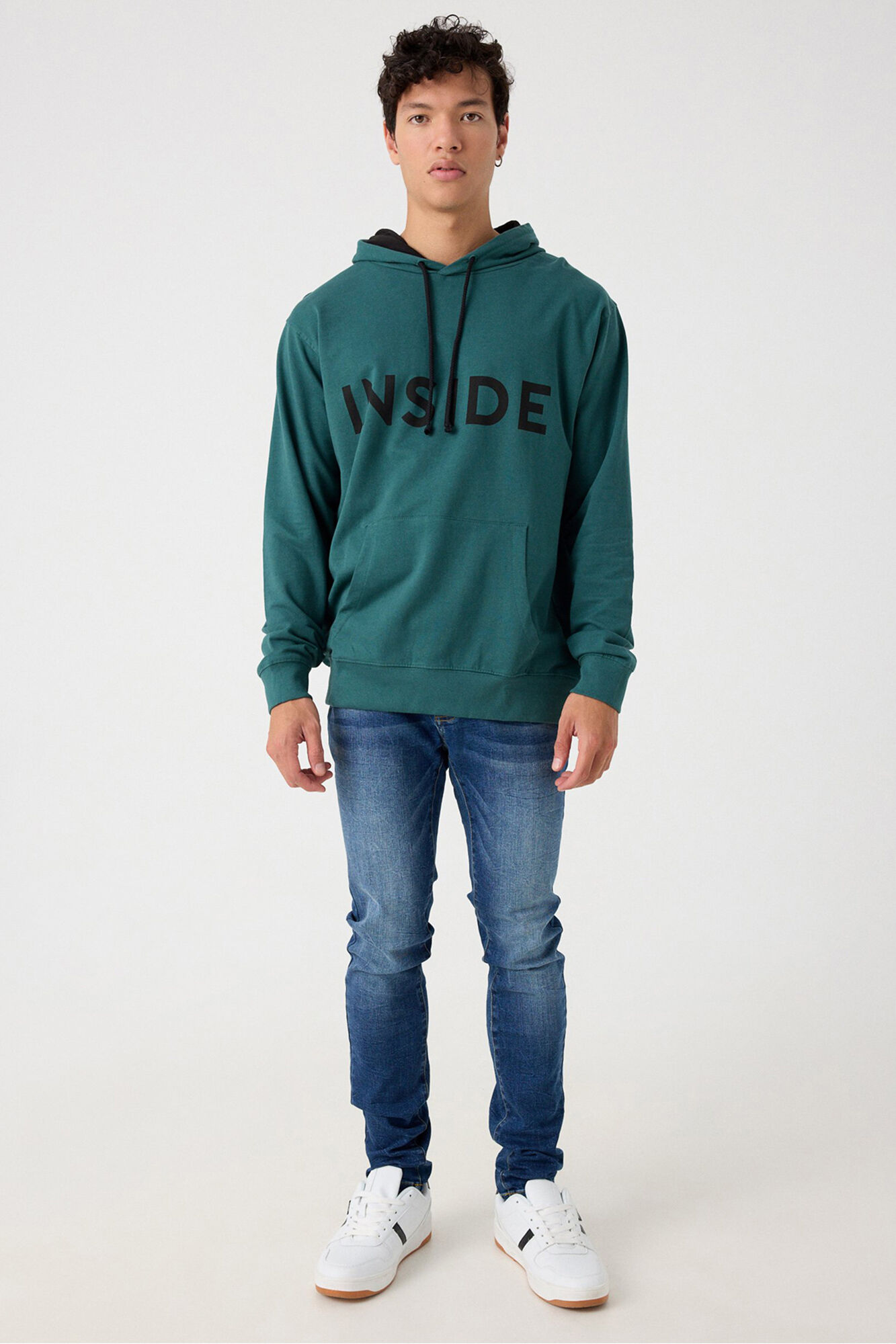 Inside Moletom com logo sweatshirt