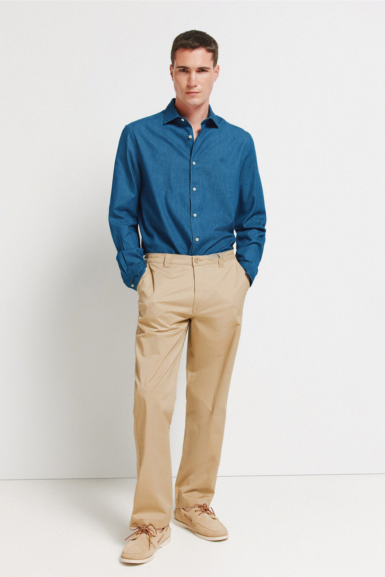 Springfield Lightweight straight fit trousers