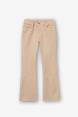 Springfield Megan Cropped Flare jeans brown