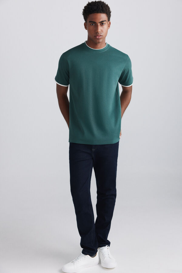 Springfield T-shirt dupla interlock verde