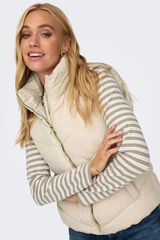 JDY Quilted gilet grey