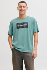 Jack & Jones Camiseta regular fit turquesa