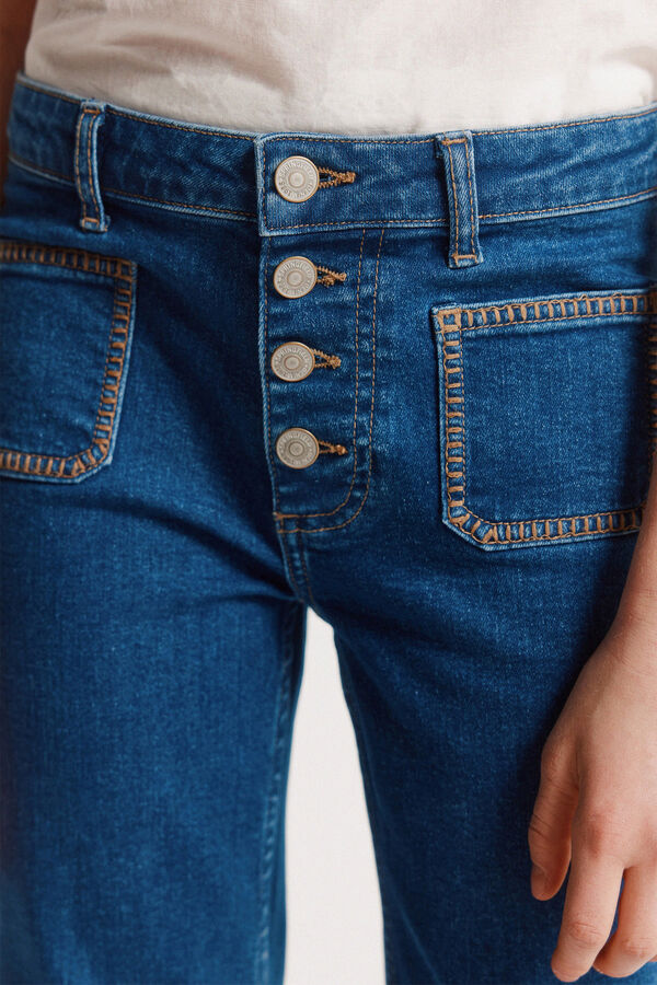 Springfield Kids Jeans Bootcut ni&ntilde;a azul